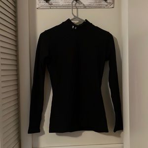 Tight black long sleeve shirt